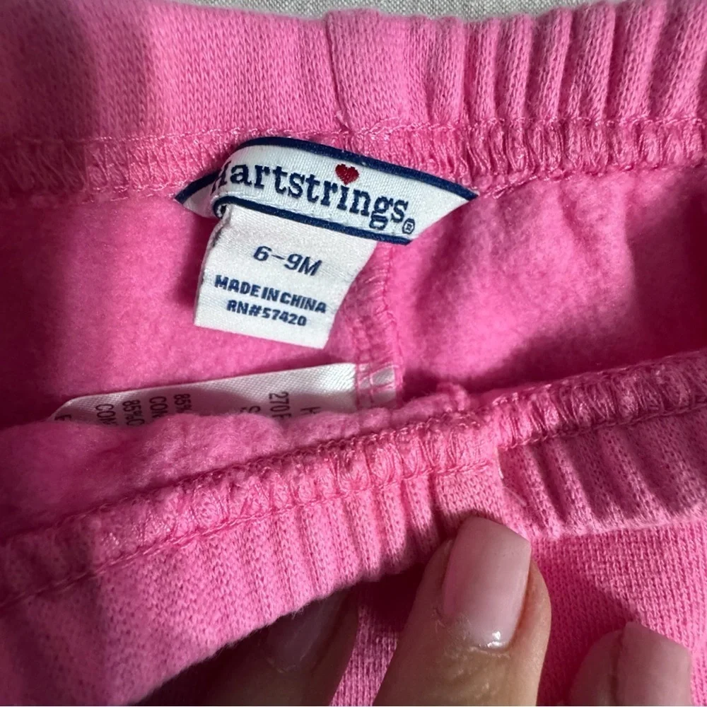 Hartstrings Pink Baby Outfit
